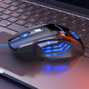 Mouse Gamer Profissional X7 – 3200DPI, LED Colorido e Botão Fire USB