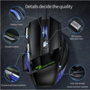 Mouse Gamer Profissional X7 – 3200DPI, LED Colorido e Botão Fire USB