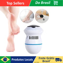 Lixador de Pé Elétrico Recarregável 2 Níveis de Potência – Esfoliador Profissional para Pés, Remove Calos e Pele Morta