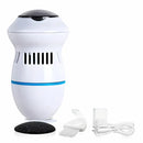Lixador de Pé Elétrico Recarregável 2 Níveis de Potência – Esfoliador Profissional para Pés, Remove Calos e Pele Morta
