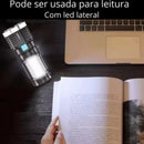Lanterna LED Recarregável Super Potente 8100mAh – 4 Modos, Alcance 500m, Resistente à Água