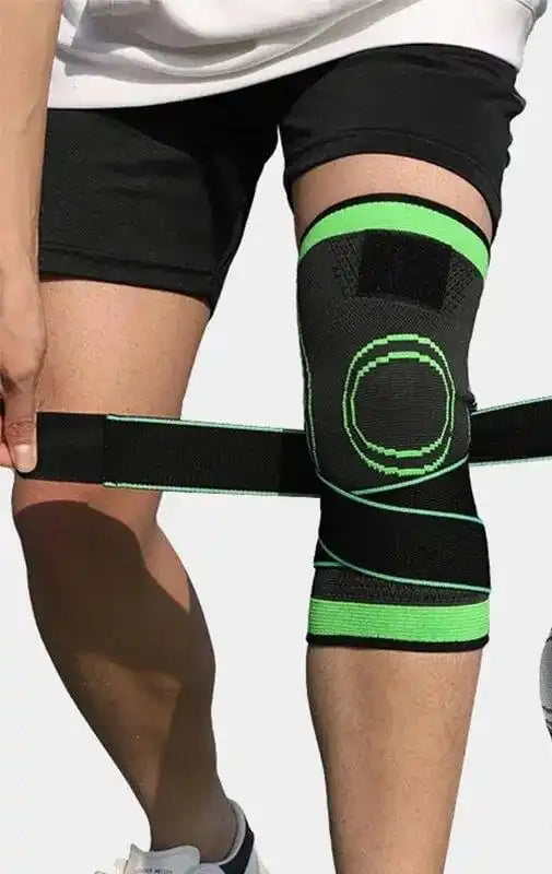 Kit 2 Joelheiras de Compressão com Alças Ajustáveis para Corrida, Treino e Esportes – Conforto e Suporte o Dia Todo