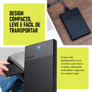 Case Externo Gaveta Hd Sata 2.5 Notebook Slim Usb 3.0 5 Gbps Cinza-escuro