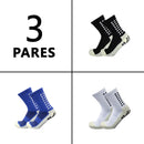 Meias de Futebol Antiderrapantes Unissex – Esportivas, Confortáveis e Respiráveis para Corrida, Ciclismo e Treino – Tamanho 38-44