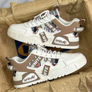 Tênis Masculino Casual em Couro – Skate, Corrida, Caminhada e Esportes | Sneakers de Luxo com Plataforma para Uso Diário e Outdoor