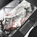 Mouse Pad Gamer SAKURA – Grande, Antiderrapante, com Borda Costurada e Estampa Sakura | Ideal para Jogos e Trabalho