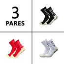 Meias de Futebol Antiderrapantes Unissex – Esportivas, Confortáveis e Respiráveis para Corrida, Ciclismo e Treino – Tamanho 38-44