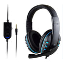 Fone de Ouvido Gamer com Fio 3.5mm com Microfone para PS4, PC e Celular – Headset para Jogos e Músicas