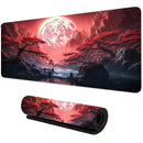 Mouse Pad Gamer SAKURA – Grande, Antiderrapante, com Borda Costurada e Estampa Sakura | Ideal para Jogos e Trabalho