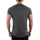 Camiseta Masculina de Treino YOUONGWEAR – Algodão com Elastano, Confortável, Respirável e Dry Fit para Academia e Corrida