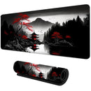 Mouse Pad Gamer SAKURA – Grande, Antiderrapante, com Borda Costurada e Estampa Sakura | Ideal para Jogos e Trabalho