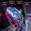 Silver Eagle G5 | Mouse Gamer Silencioso com 6 Botões + Iluminação RGB | Precisão, Estilo e Zero Ruído!