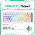 Teclado Gamer Mecânico Wireless 60% Akko MonsGeek FUN60 PRO&MAX HE com Switch Magnético e Rapid Trigger 8K