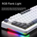 F87 Pro RGB | Teclado Mecânico AULA Gamer 87 Teclas, Bluetooth/USB/2.4G, Super Silencioso + HotSwap