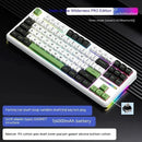 F87 Pro RGB | Teclado Mecânico AULA Gamer 87 Teclas, Bluetooth/USB/2.4G, Super Silencioso + HotSwap