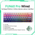 Teclado Gamer Mecânico Wireless 60% Akko MonsGeek FUN60 PRO&MAX HE com Switch Magnético e Rapid Trigger 8K