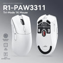 Attack Shark R1 – Mouse Gamer 18K DPI, RGB, Bluetooth + 2.4G + Fio