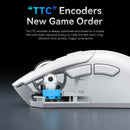 Attack Shark R1 – Mouse Gamer 18K DPI, RGB, Bluetooth + 2.4G + Fio