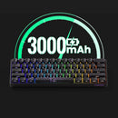 Teclado Gamer Mecânico Wireless 60% Akko MonsGeek FUN60 PRO&MAX HE com Switch Magnético e Rapid Trigger 8K