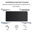 Black and White Mouse Pad Office PC Gamer Cabinet Luffy Mousepad Anime Custom Keyboard Rug Laptop Desk Mat Gaming Accessories