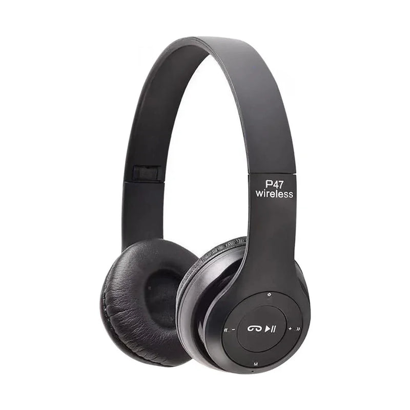 Headset Bluetooth P47 5.0 – Leve, Dobrável e com Som Imersivo para Jogos e Treinos