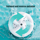 Mini máquina de lavar portátil, alimentada por USB, ultrassônica, turbo, rotativa, mini lavadora ultrassônica para viagens.