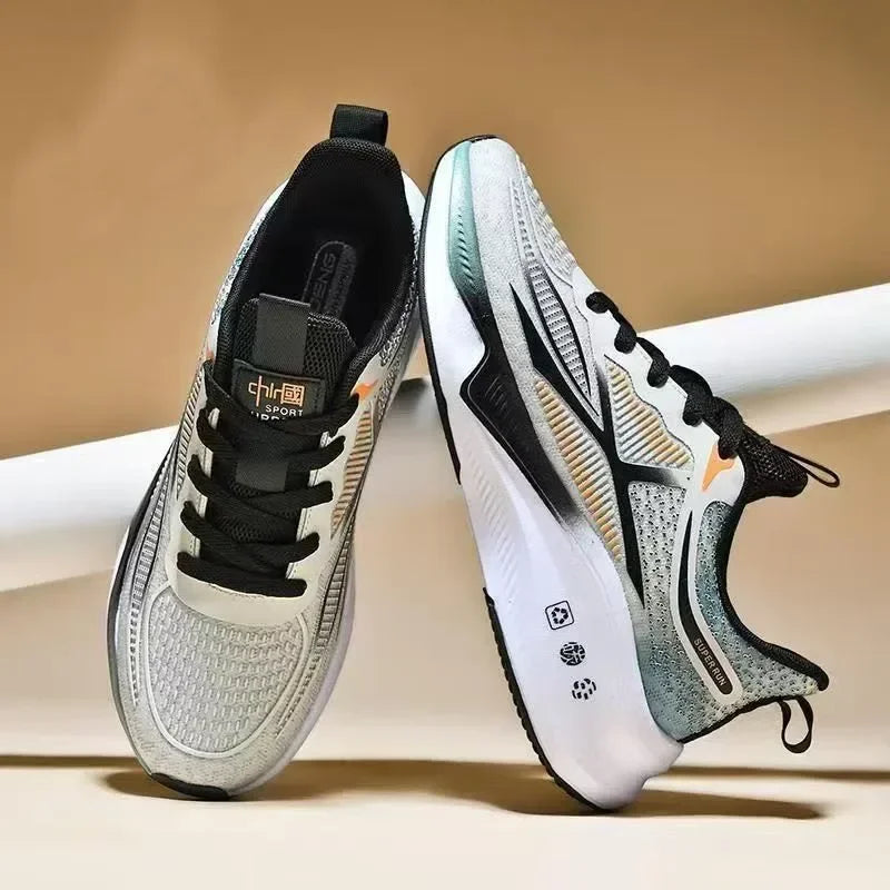 Tênis Masculino para Corrida e Caminhada – Leve, Confortável, Respirável e com Cadarço