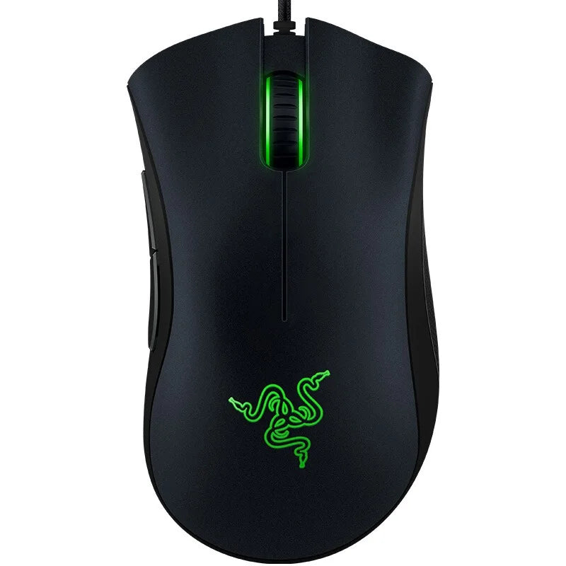 Mouse Gamer Razer com Fio – 6400DPI, 5 Botões, USB, Alta Precisão e Design Ergonômico