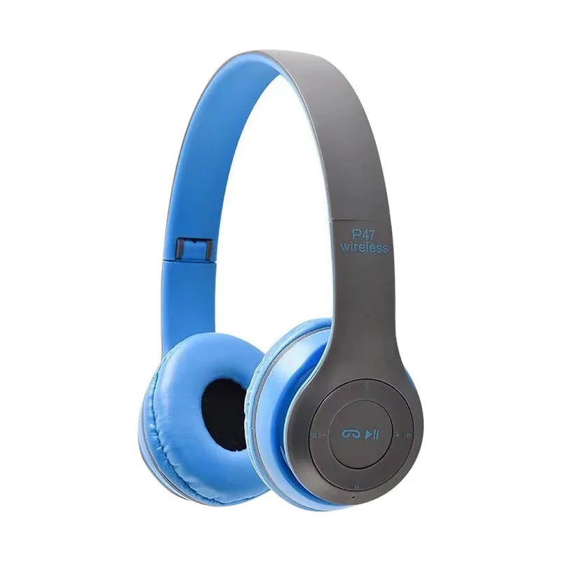 Headset Bluetooth P47 5.0 – Leve, Dobrável e com Som Imersivo para Jogos e Treinos