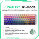 Teclado Gamer Mecânico Wireless 60% Akko MonsGeek FUN60 PRO&MAX HE com Switch Magnético e Rapid Trigger 8K