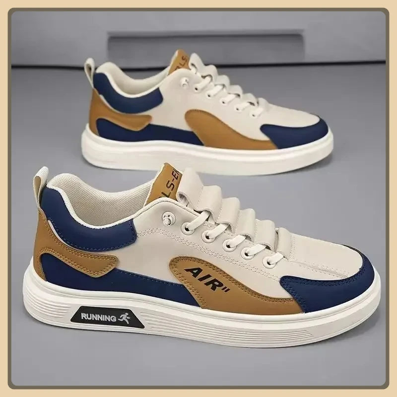 Sapatos Masculinos de Couro DUTRIEUX 2025 – Moda Casual, Conforto e Cano Baixo para Dia a Dia e Esportes