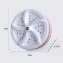 Mini máquina de lavar portátil, alimentada por USB, ultrassônica, turbo, rotativa, mini lavadora ultrassônica para viagens.