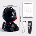 Projetor Estelar Astronauta Galaxy – Luminária LED RGB com Controle Remoto, Decoração de Céu Estrelado para Quarto e Presentes Criativos