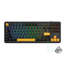 F87 Pro RGB | Teclado Mecânico AULA Gamer 87 Teclas, Bluetooth/USB/2.4G, Super Silencioso + HotSwap