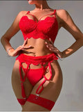 Conjunto Sexy Babydoll com Renda – Sutiã e Calcinha Transparente de Arrasar