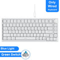 Teclado Mecânico Ajazz AK820/AK820 Pro – RGB, Hot-Swap, Gasket Mount, Tela TFT, Wireless + USB-C e Bateria 4000mAh