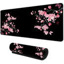 Mouse Pad Gamer SAKURA – Grande, Antiderrapante, com Borda Costurada e Estampa Sakura | Ideal para Jogos e Trabalho