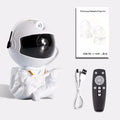 Projetor Estelar Astronauta Galaxy – Luminária LED RGB com Controle Remoto, Decoração de Céu Estrelado para Quarto e Presentes Criativos