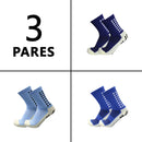 Meias de Futebol Antiderrapantes Unissex – Esportivas, Confortáveis e Respiráveis para Corrida, Ciclismo e Treino – Tamanho 38-44