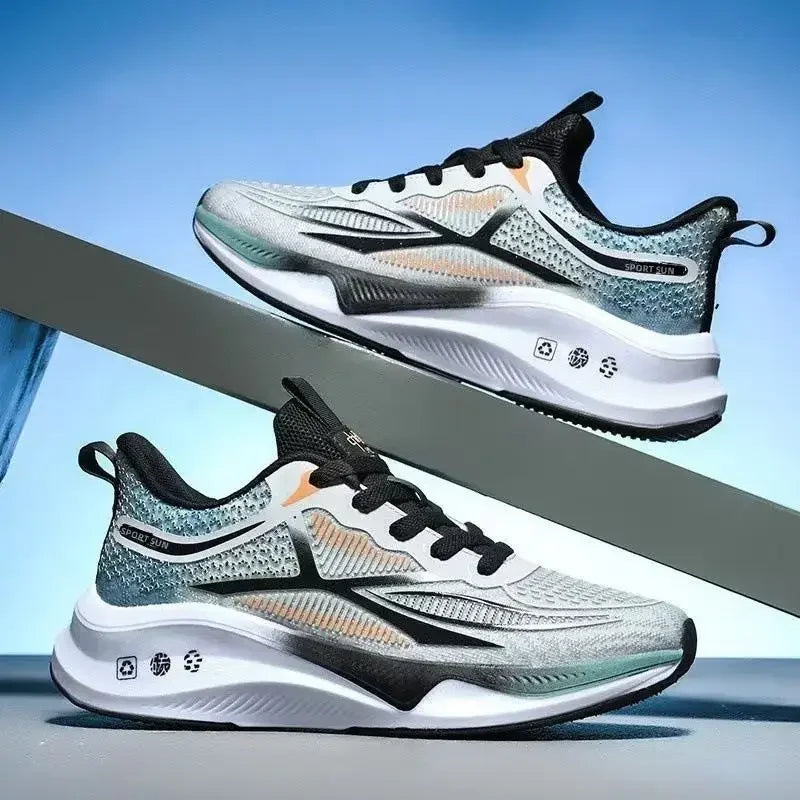 Tênis Masculino para Corrida e Caminhada – Leve, Confortável, Respirável e com Cadarço