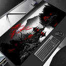 Mouse Pad Gamer SAKURA – Grande, Antiderrapante, com Borda Costurada e Estampa Sakura | Ideal para Jogos e Trabalho