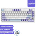 Teclado Mecânico Ajazz AK820/AK820 Pro – RGB, Hot-Swap, Gasket Mount, Tela TFT, Wireless + USB-C e Bateria 4000mAh