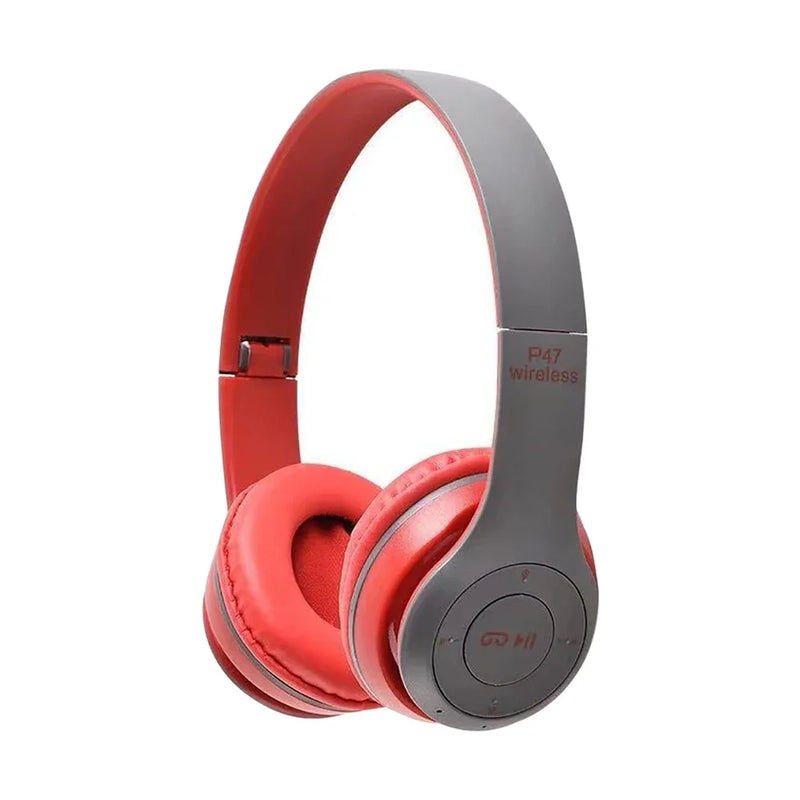 Headset Bluetooth P47 5.0 – Leve, Dobrável e com Som Imersivo para Jogos e Treinos