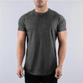 Camiseta Masculina de Treino YOUONGWEAR – Algodão com Elastano, Confortável, Respirável e Dry Fit para Academia e Corrida