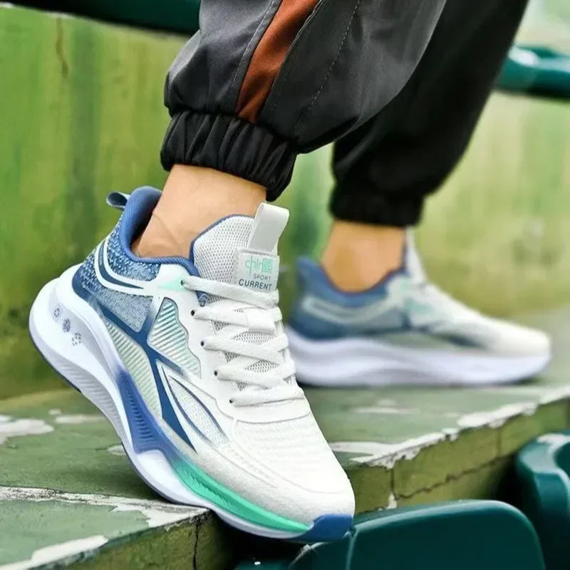 Tênis Masculino para Corrida e Caminhada – Leve, Confortável, Respirável e com Cadarço