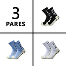 Meias de Futebol Antiderrapantes Unissex – Esportivas, Confortáveis e Respiráveis para Corrida, Ciclismo e Treino – Tamanho 38-44