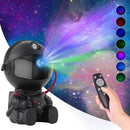 Projetor Estelar Astronauta Galaxy – Luminária LED RGB com Controle Remoto, Decoração de Céu Estrelado para Quarto e Presentes Criativos