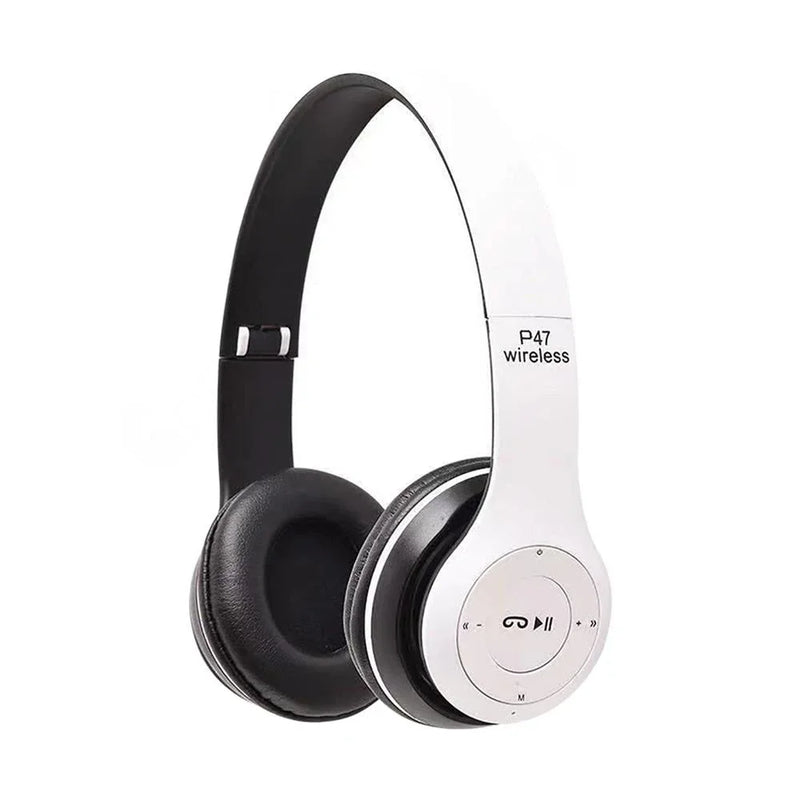 Headset Bluetooth P47 5.0 – Leve, Dobrável e com Som Imersivo para Jogos e Treinos