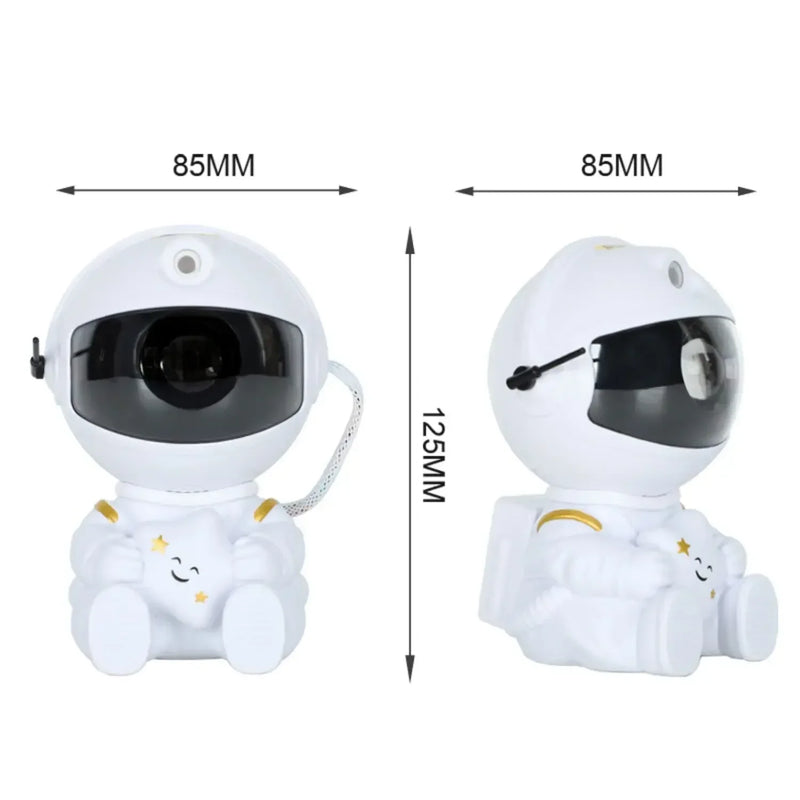 Projetor Estelar Astronauta Galaxy – Luminária LED RGB com Controle Remoto, Decoração de Céu Estrelado para Quarto e Presentes Criativos