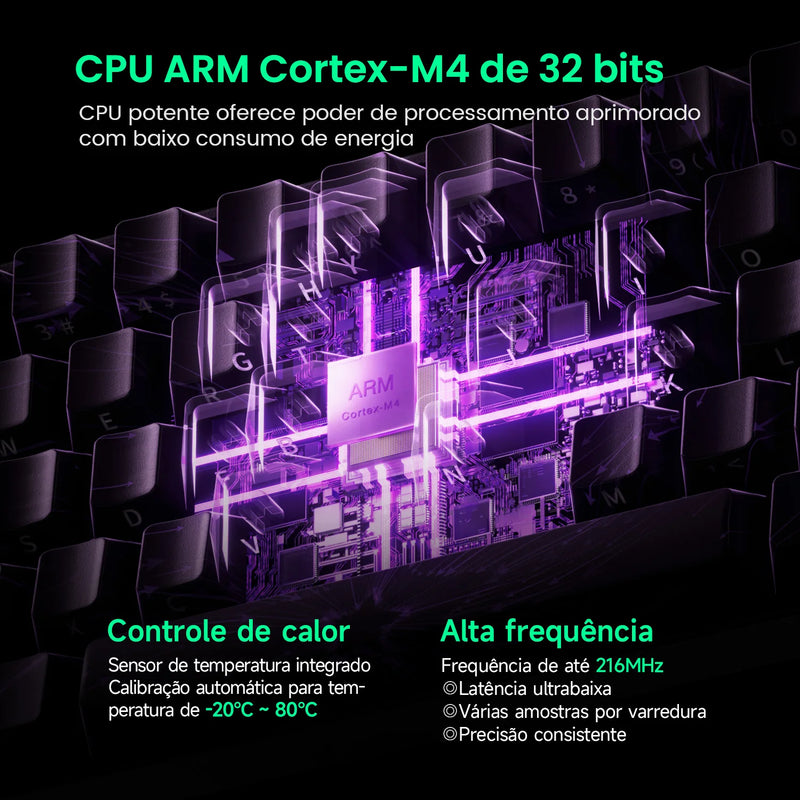 Teclado Gamer Mecânico Wireless 60% Akko MonsGeek FUN60 PRO&MAX HE com Switch Magnético e Rapid Trigger 8K